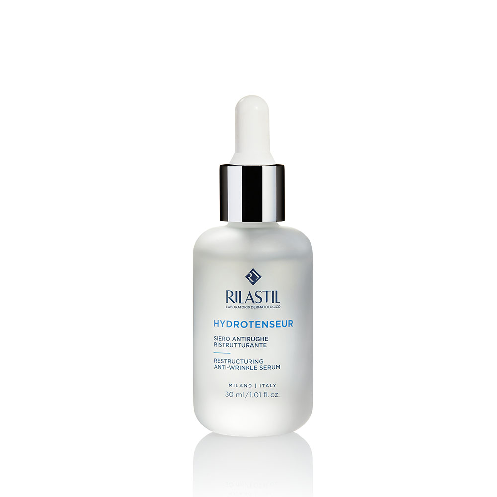 Rilastil Hydrotenseur Siero Antirughe Ristrutturante, Azione Elasticizzante con Acido Ialuronico, Texture Setosa per Tutti i Tipi di Pelle, Confezione da 30 ml Rilastil Hydrotenseur Siero Antirughe Ristrutturante, Azione Elasticizzante con Acido Ialuronico, Texture Setosa per Tutti i Tipi di Pelle, Confezione da 30 ml