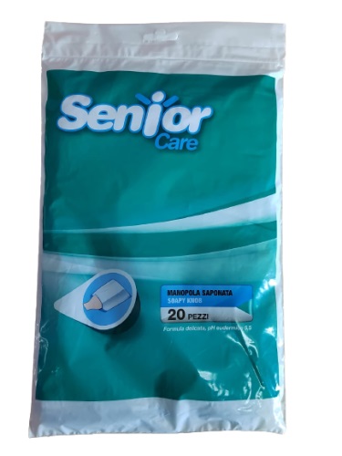 Seniorcare Manopole Saponate 20 pezzi