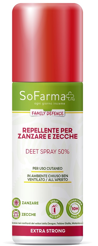 Sofarma+ Repellente Antizanzare Extra Strong 75 ml