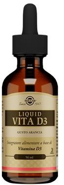 Solgar Liquid Vita D3 56 ml - Integratore Alimentare