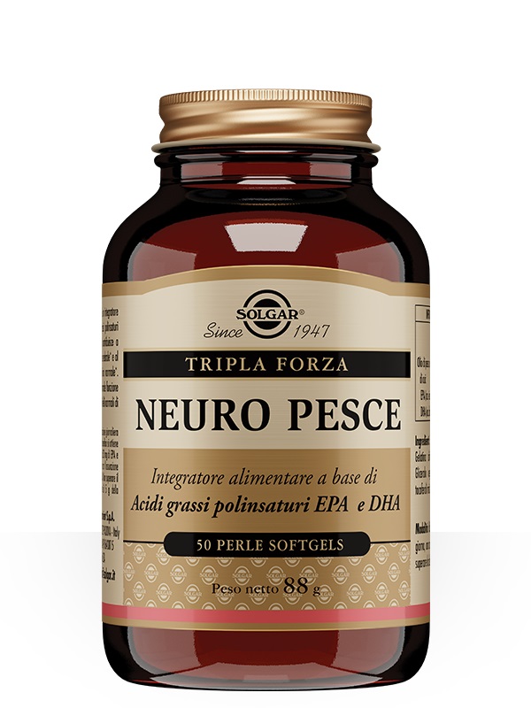 Solgar Neuro Pesce 50 Perle - Integratore Benessere Funzione Cardiaca e Cerebrale