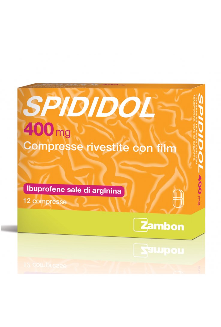 Spididol 400 mg Ibuprofene Sale di Arginina Analgesico 12 Compresse Rivestite