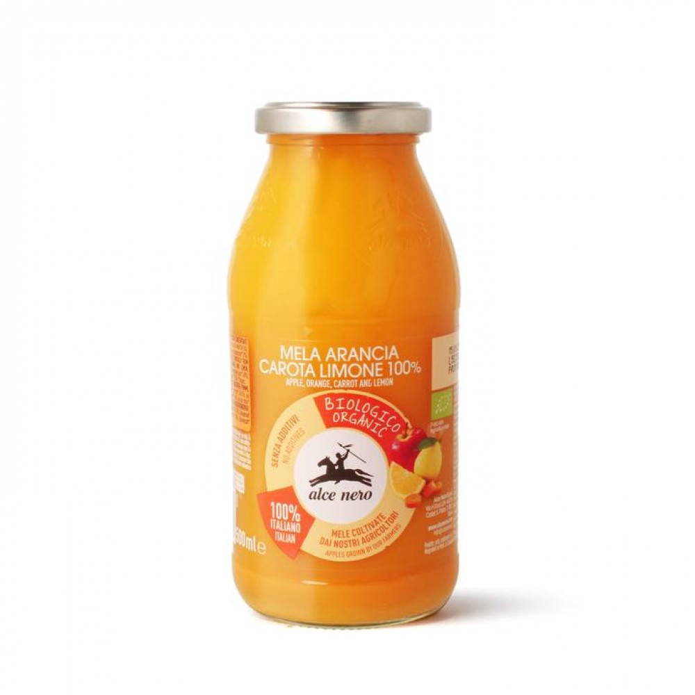 Alce Nero Succo di Mela Arancia Carota e Limone Bio 500 ml