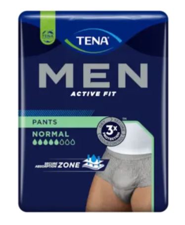 Tena Men Pants Active Fit Normal Taglia S/M 8 Pezzi