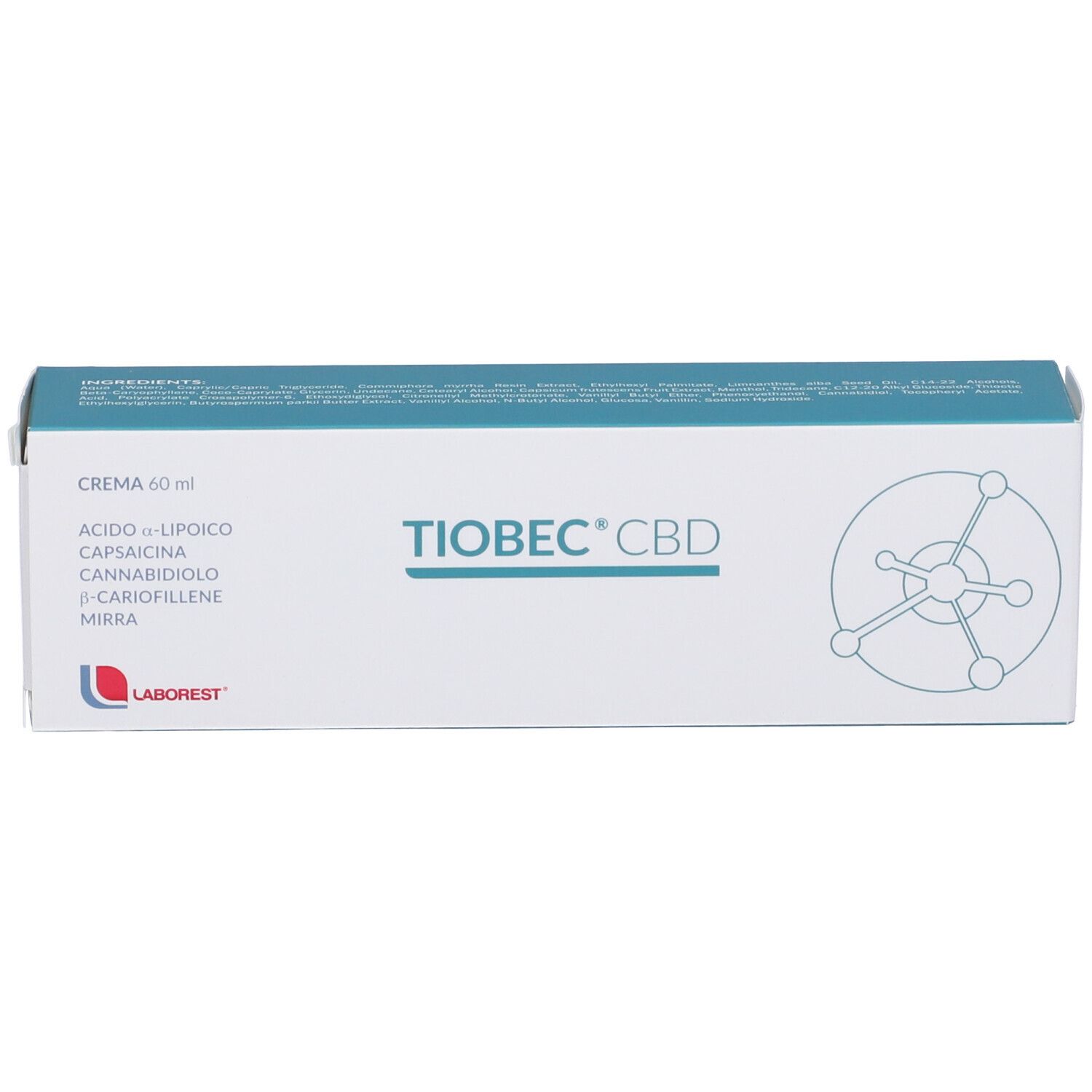 Tiobec CBD Crema 60 ml