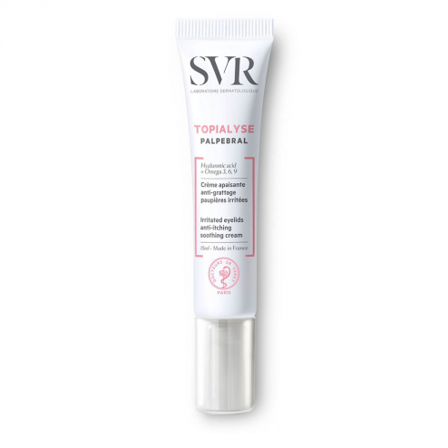 SVR Topialyse Palpebral Crema Lenitiva Anti-Prurito Palpebre Irritate 15 ml