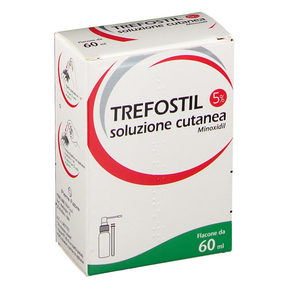Trefostil 5% Minoxidil Alopecia Soluzione Cutanea 60 ml
