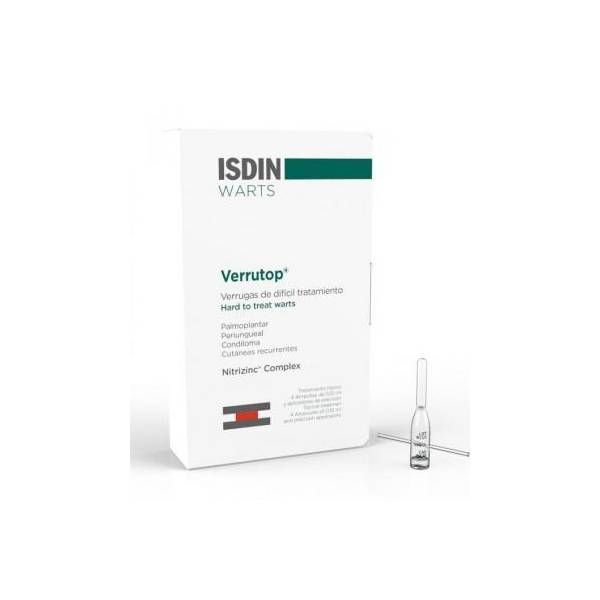 Isdin Warts Verrutop 4 Fiale - Trattamento Verruche