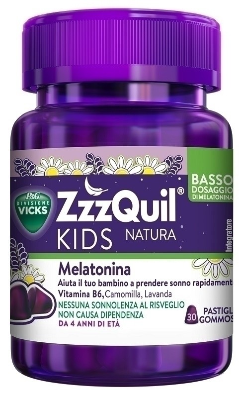 Vicks ZzzQuil Kids 30 pastiglie gommose - Integratore Sonno Bambini