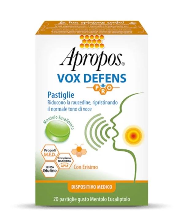 Apropos Vox Defens Pro Mentolo Eucaliptolo 20 Pastiglie