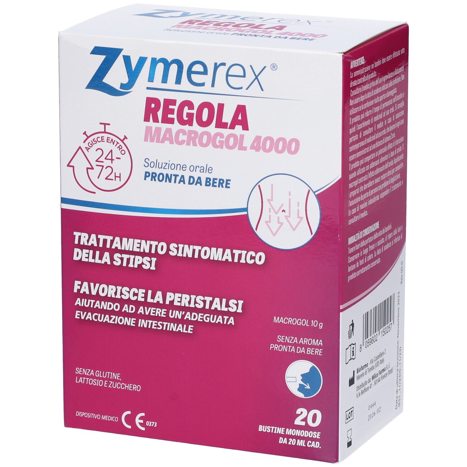 Zymerex Regola Macrogol 4000 20 bustine