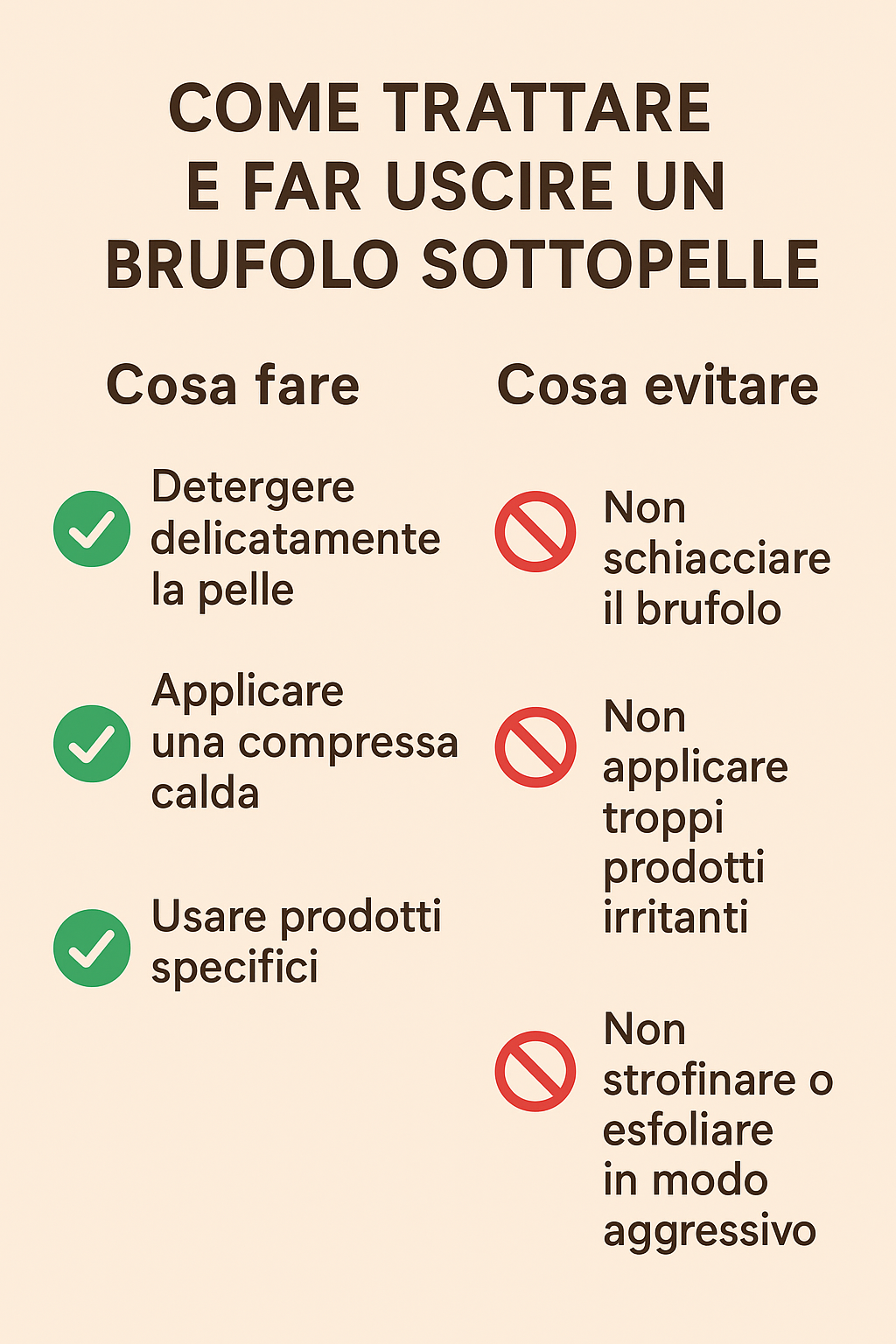 brufoli sottopelle