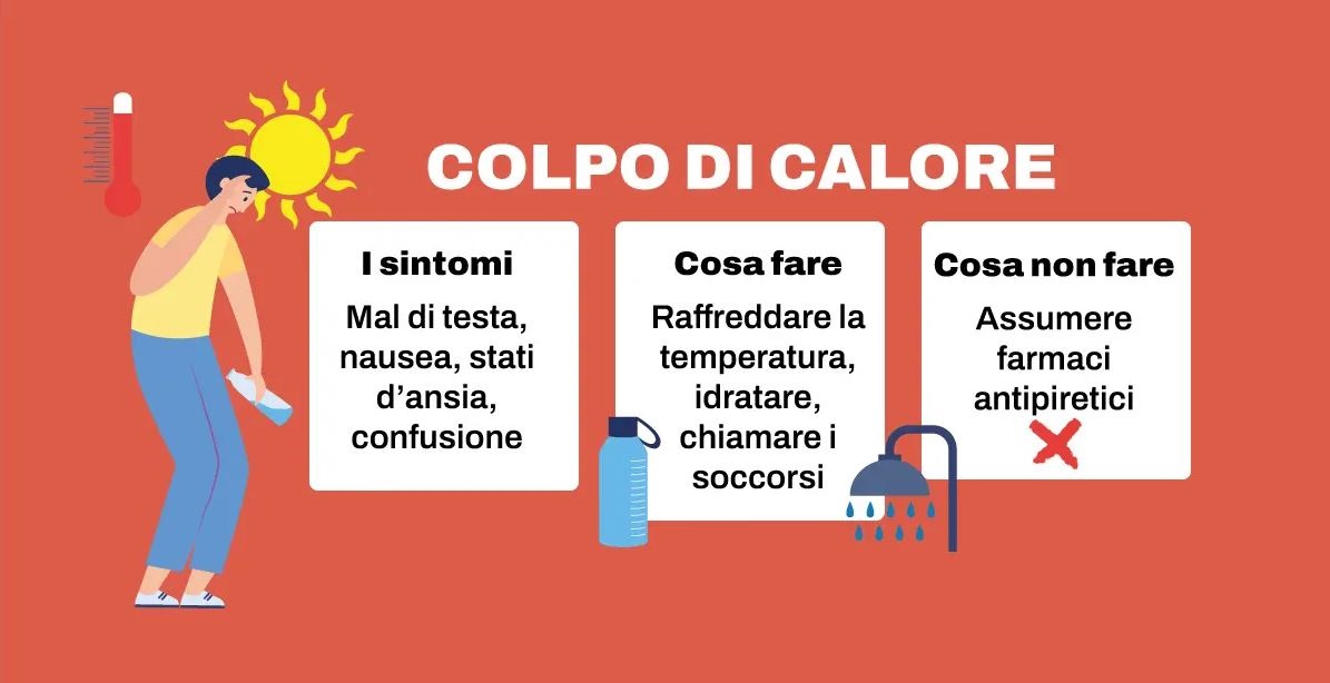 colpo di calore cosa fare