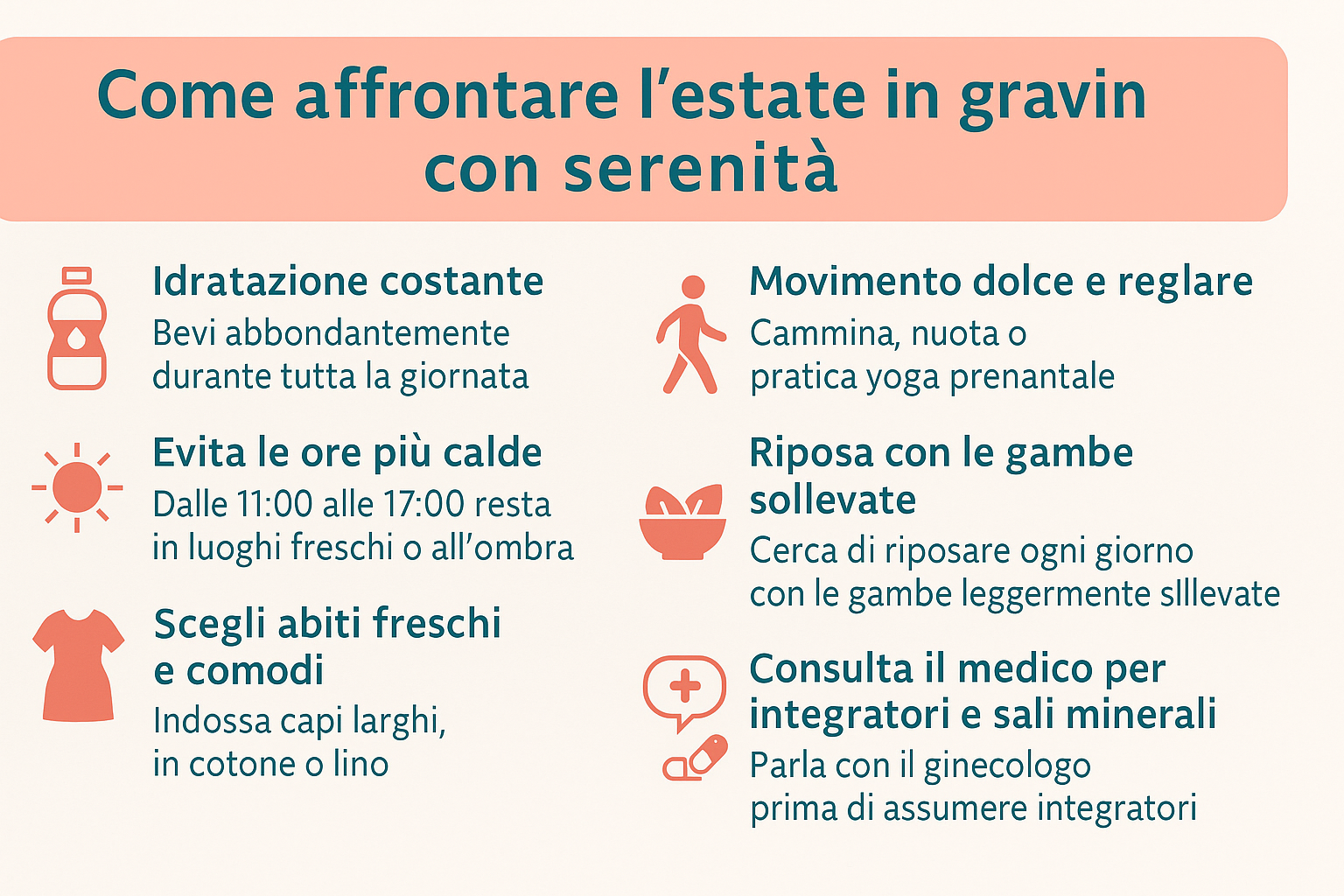 gravidanza in estate