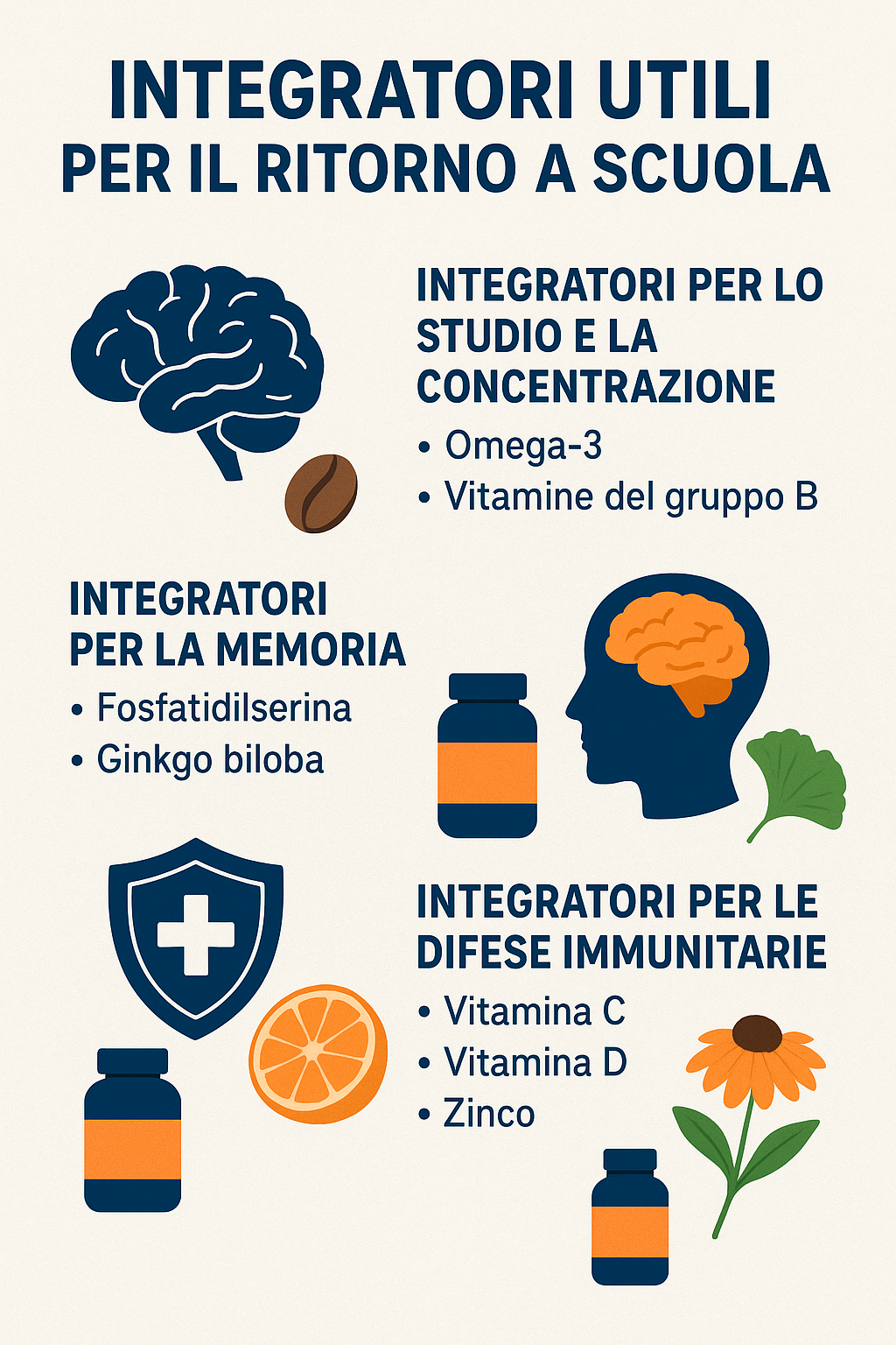 integratori per ragazzi e studenti