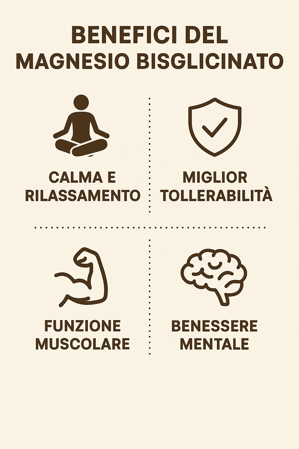 magnesio bisglicinato benefici