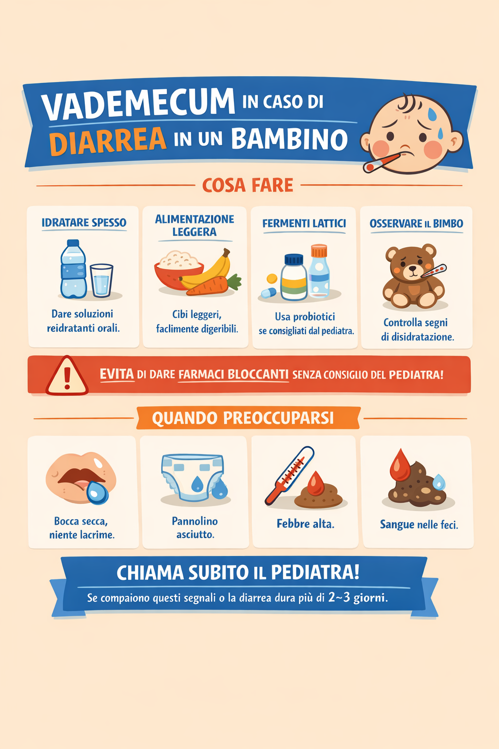 diarrea bambini e neonati