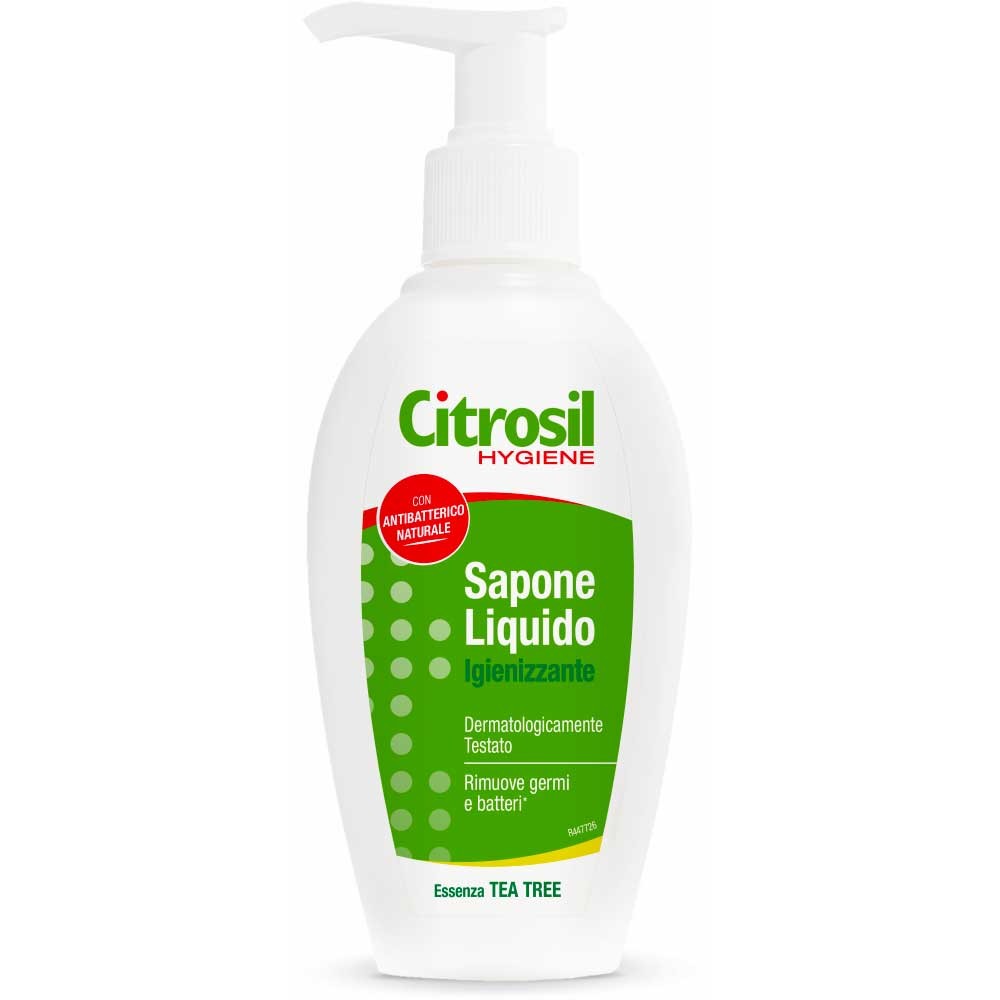 Citrosil Hygiene Sapone Liquido Igienizzante Antibatterico al Tea Tree 250 ml