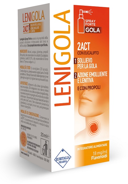 Lenigola Spray Forte 20 ml - Spray per Mal di Gola