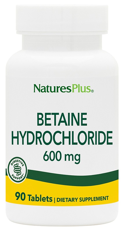 Nature's Plus Betaina Cloridica 90 Tavolette - Integratore Dimagrante