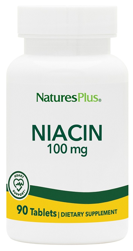 Nature's Plus Niacina Vitamina B3 90 Tavolette - Integratore Alimentare