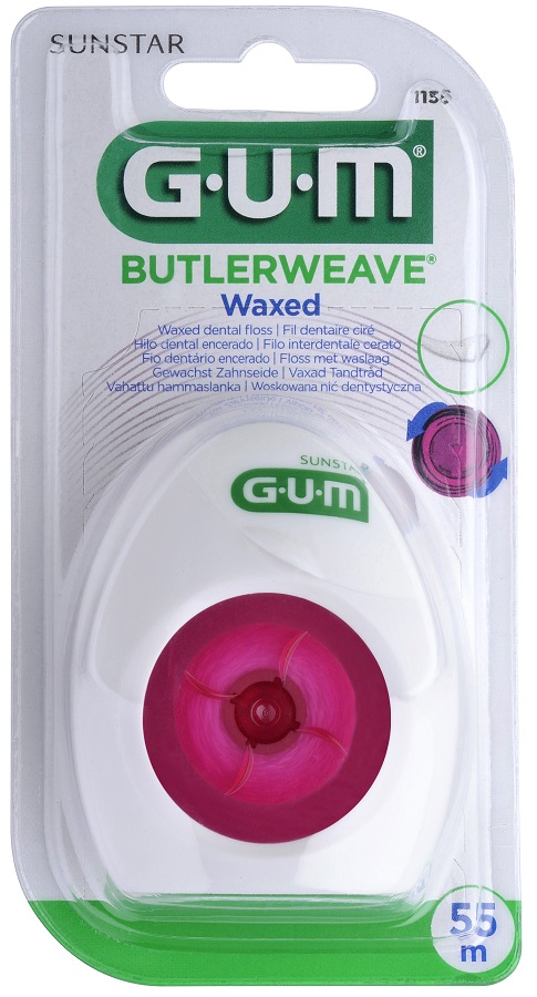 Gum Butlerweave Filo Interdentale Cerato 54,8 metri