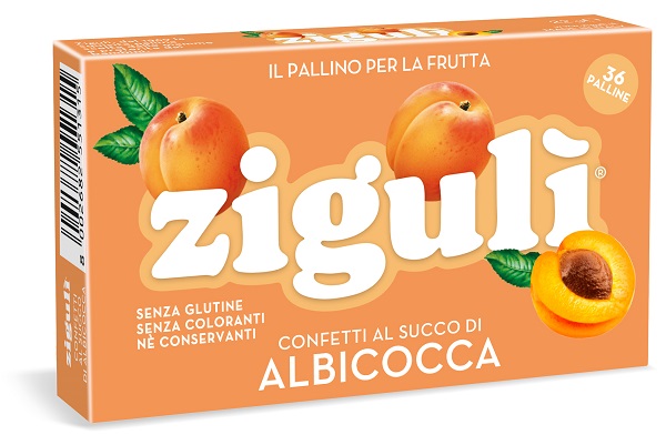 Ziguli' Albicocca 36 confetti - Integratore Alimentare