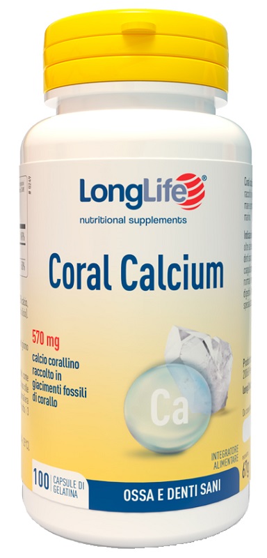 Longlife Coral Calcium 100 Capsule - Integratore Ossa
