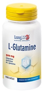 Longlife L-Glutamine 100 Capsule - Integratore Muscolare
