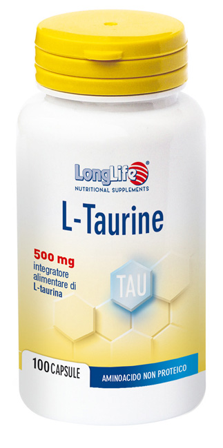 Longlife L-Taurine 100 Capsule - Integratore Aminoacidi