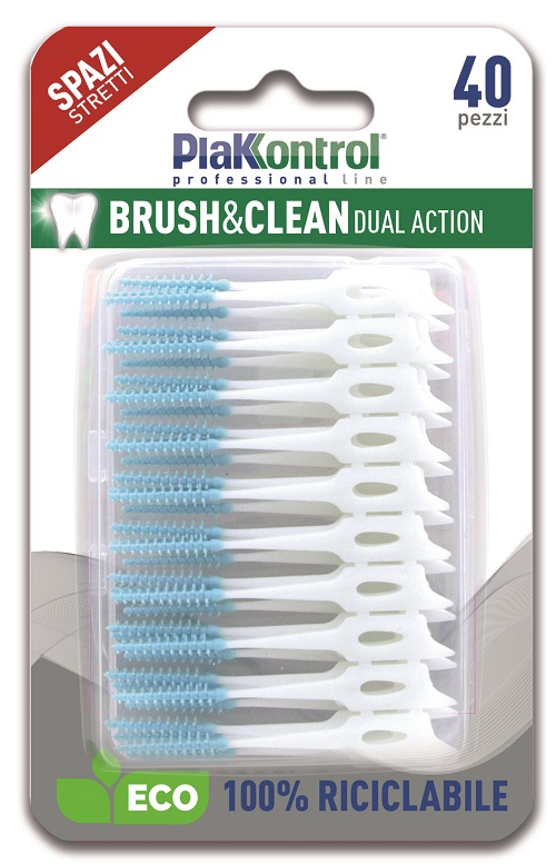 Plakkontrol Brush e Clean Scovolini 40 pezzi