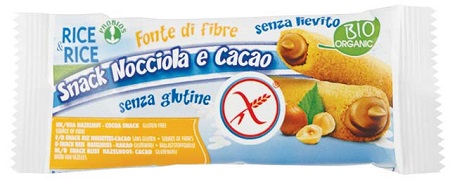 Rice&amp Rice Snack Riso Nocciola 25 grammi