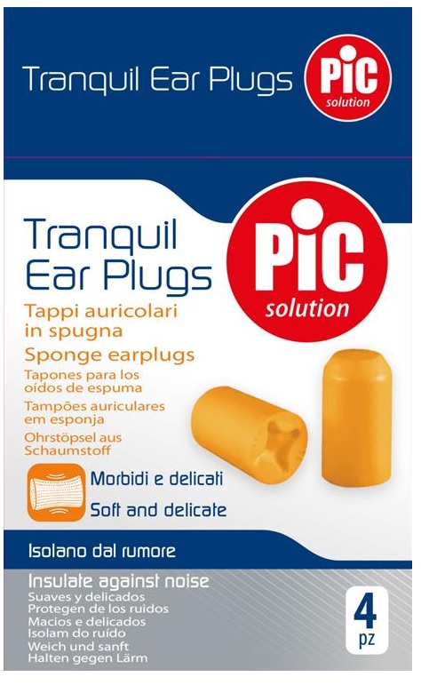 Pic Tranquil Tappi Auricolari Morbidi 4 pezzi