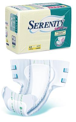 Serenity Soft Dry Extra Pannolone Incontinenza Large 30 Pezzi