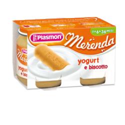 Plasmon Dessert Omogeneizzato Yogurt Biscotto 2 x 120 grammi