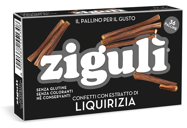 Ziguli' Liquirizia 36 confetti - Integratore Alimentare