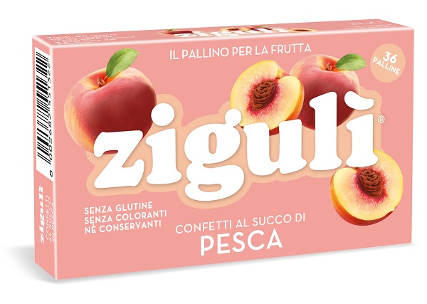 Ziguli' Pesca 36 confetti - Integratore Alimentare