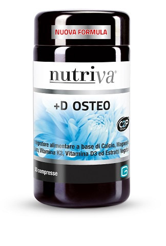 Nutriva D+ Osteo 50 Compresse - Integratore Vitamina D3