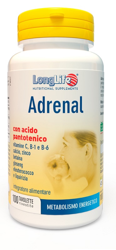 Longlife Adrenal 100 Tavolette - Integratore Vitamine e Minerali