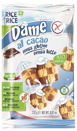 Rice&amp Rice Dame Riso con Cacao 250 grammi