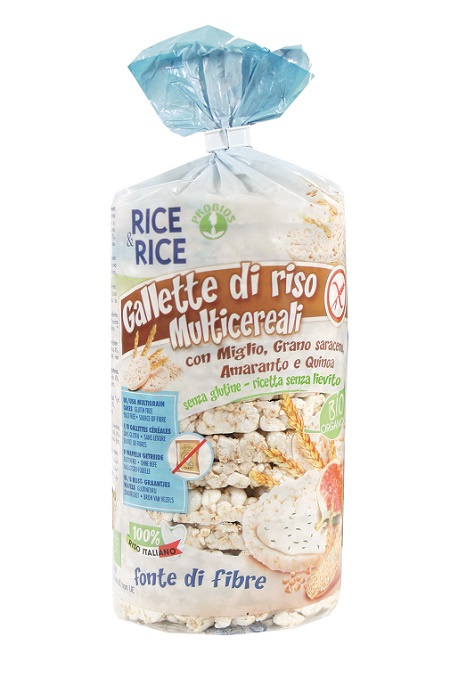 Rice&amp Rice Gallette MultiCereali 100 grammi