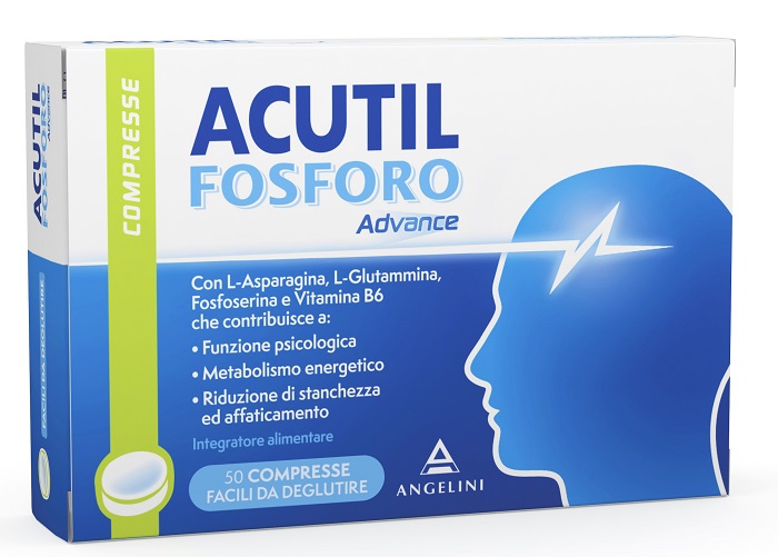 Acutil Fosforo Advance Fosfoserina 50 Compresse - Integratore Benessere Mentale e contro la stanchezza