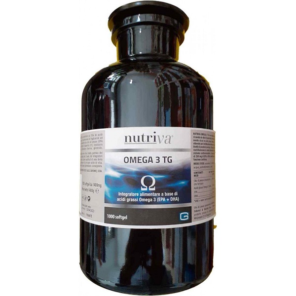 Nutriva Omega 3 TG 90 Softgel - Integratore di Acidi Grassi e Omega 3