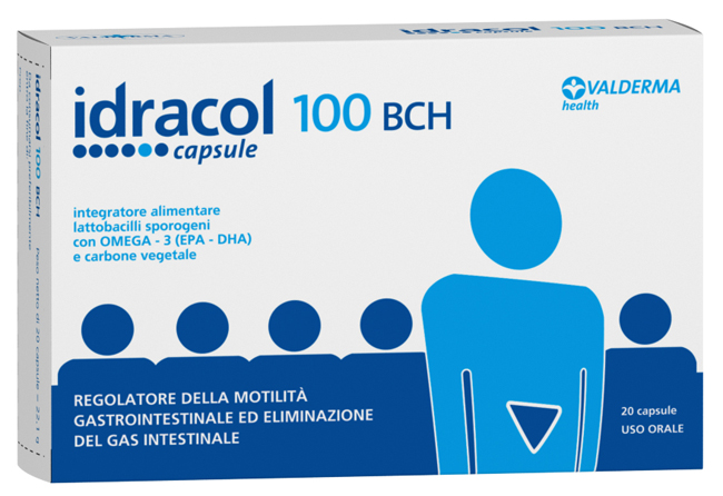 Idracol-100 BCH 20 Capsule - Integratore Flora Intestinale
