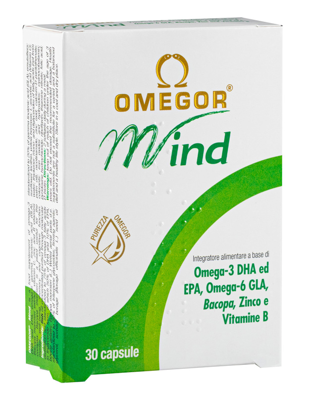Omegor Mind 30 Capsule Molli - Integratore Alimentare