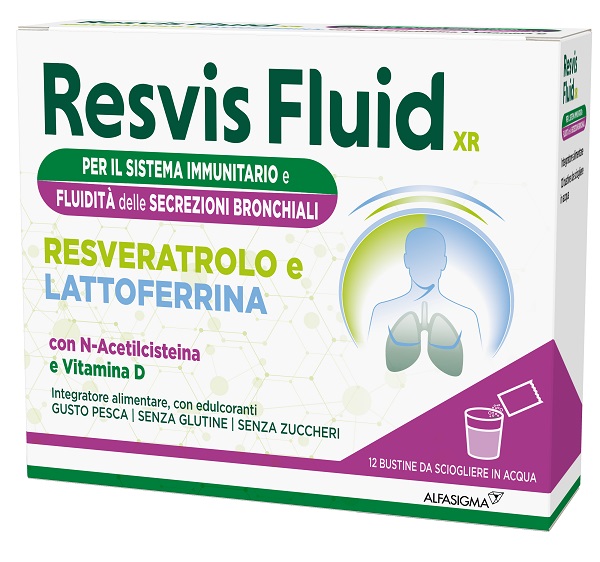 Resvis Fluid XR 12 Bustine - Integratore Fluidificante