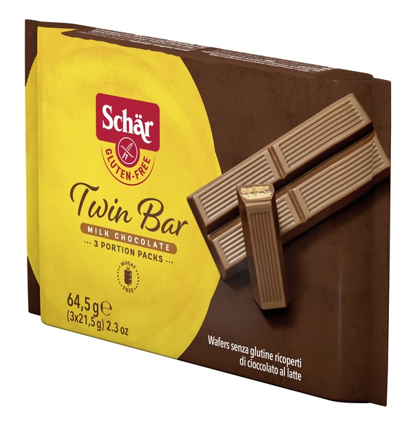 Schar Twin Bar Wafer Cioccolato 3 x 21,5 grammi