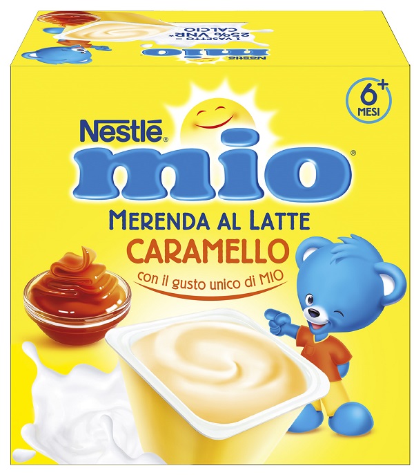 Nestle' Mio Merenda Caramello 4 x 100 grammi