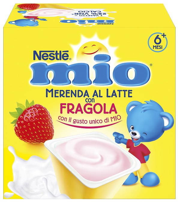 Nestle' Mio Merenda Fragola 4 x 100 grammi