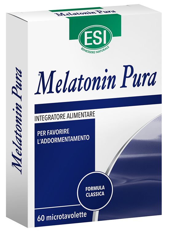 Esi Melatonin Pura 60 Micro Ovalette - Integratore Alimentare